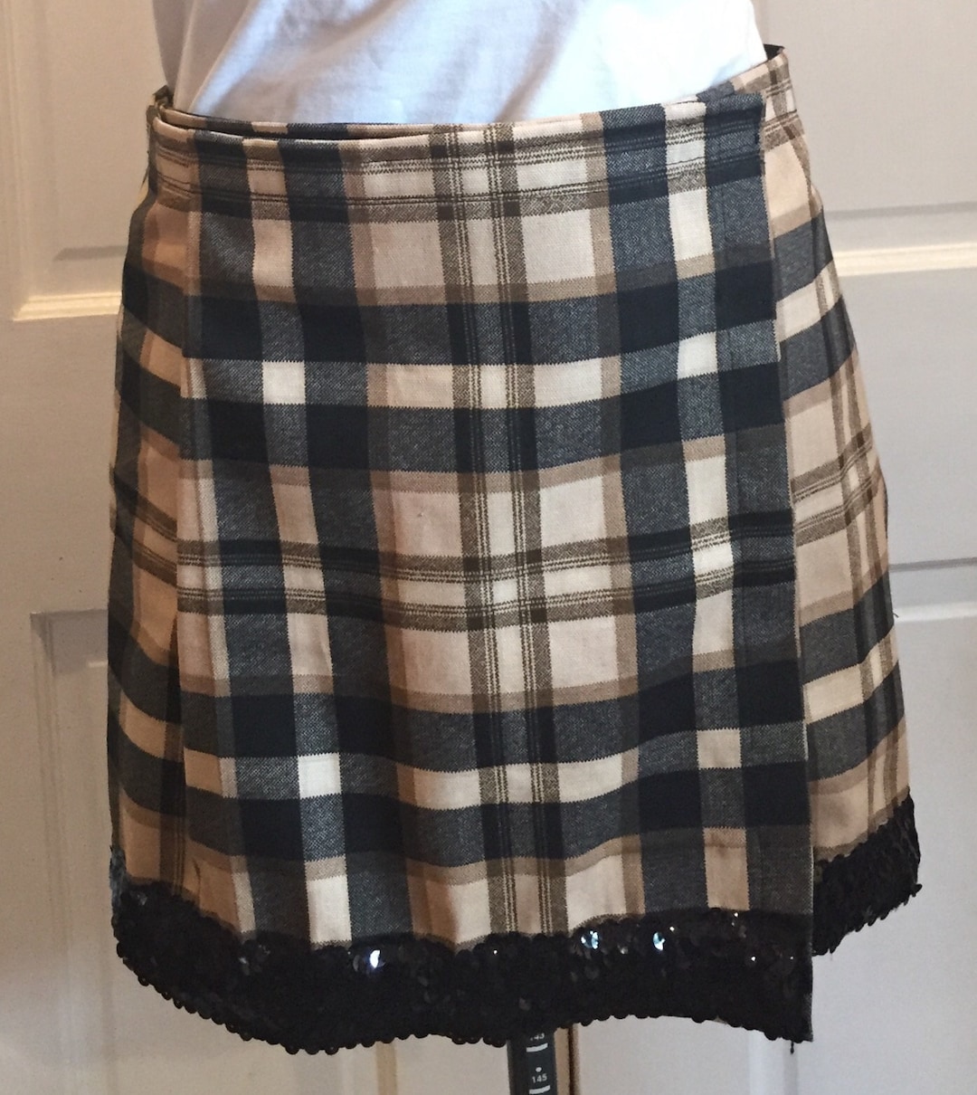 Adams Kilts Black Sequin Etsy