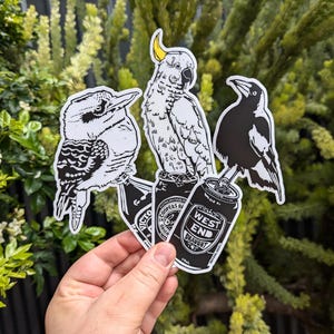 Thirsty Bird Stickers - 3 Pack