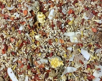 TINY Beaks SEED Mix Organic Human-Grade for Birds SeeD-elicious!™ 16oz HANDMADE