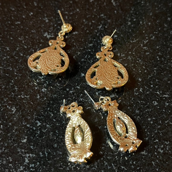 RESERVE FOR MARCIA Vintage 1928 Brand Earrings 2 … - image 6