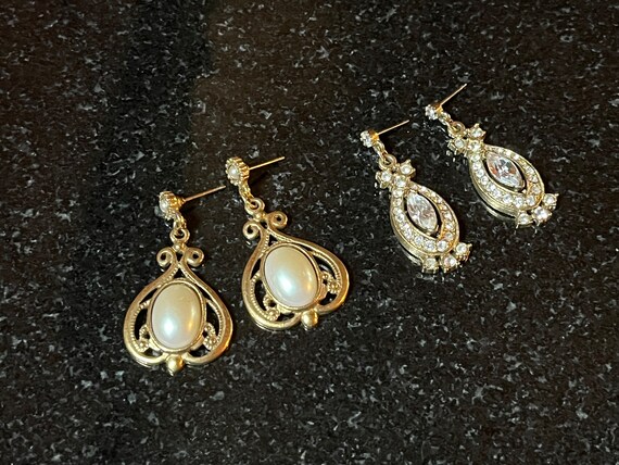 RESERVE FOR MARCIA Vintage 1928 Brand Earrings 2 … - image 3