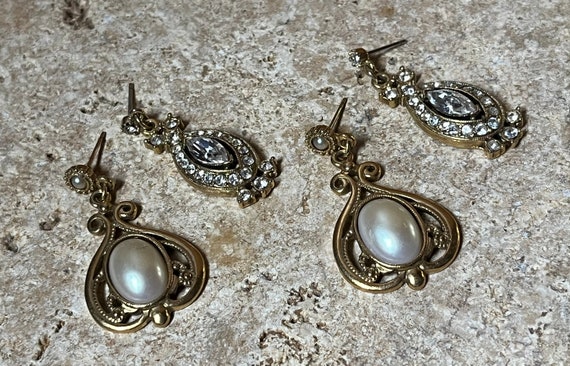 RESERVE FOR MARCIA Vintage 1928 Brand Earrings 2 … - image 5