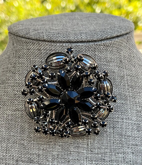 Vintage Judy Lee Marked Jewelry Set Brooch Clip E… - image 8