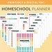 Homeschool Planner Printable Bundle Homeschool Printables Back to ...