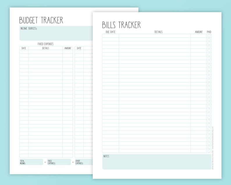 Student Planner Printable / Digital Kit School &amp; College - Etsy
