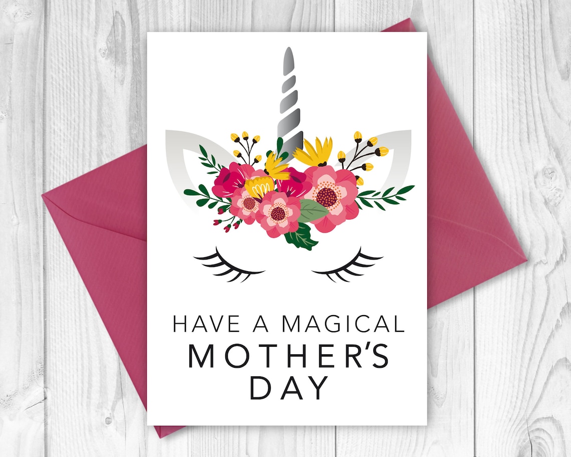 Mothers Day Printable Unicorn