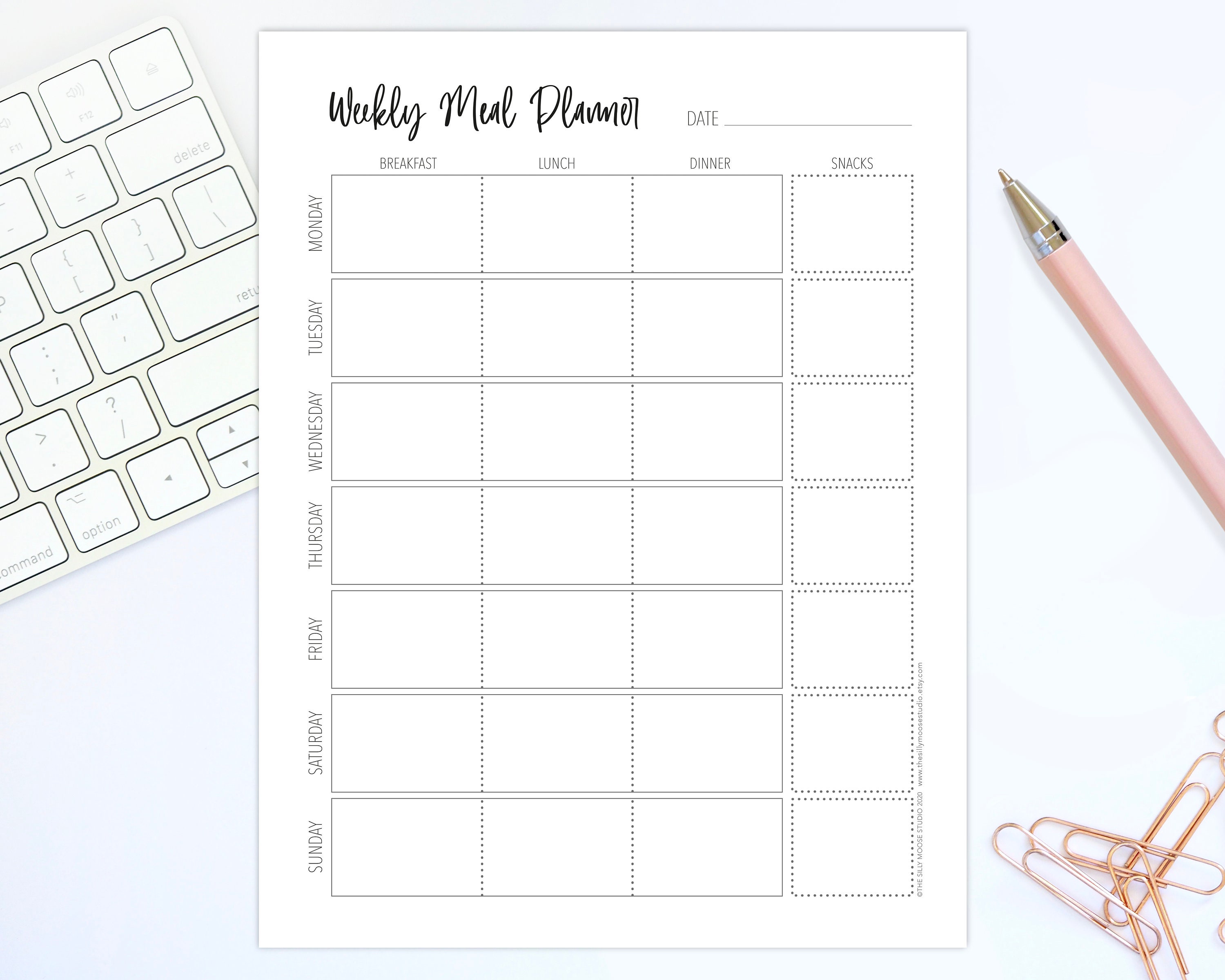 weekly-meal-planner-printable-menu-planning-template-insert-etsy