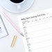Calorie Counting Food Diary Printable Weekly Weight Loss Journal ...