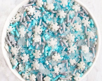 Ice Princess Sprinkle Mix: Edible Cake Decorations (3 Ounces)