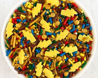 Wizard Sprinkle Mix | Lightning Bolt Sprinkle Mix | 3 Ounces