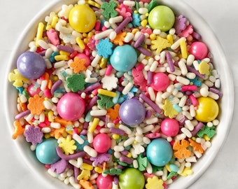 Flower Power Sprinkle Mix 3 Ounces | Easter Sprinkles