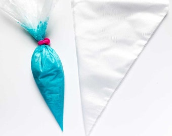 10-inch Tipless Piping Bags: Disposable Plastic (25/50/100 Count)
