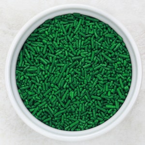 Green Jimmies Sprinkles 4oz