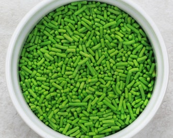 Lime Green Jimmies Sprinkles 4oz