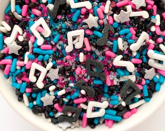 Social Media Star Sprinkle Mix: Edible Cake Decorations (3 Ounces)