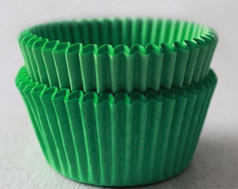 Green Cupcake Liners, Greaseproof cupcake liners, Fade resistant cupcake liners