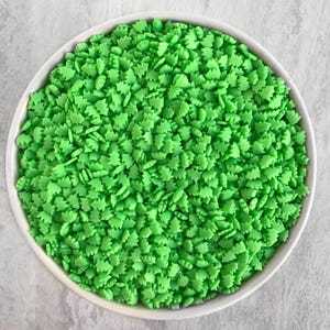 Christmas Tree Sprinkles | 2.5 ounces | Edible Sprinkles | Christmas Sprinkles | Green Tree Sprinkles