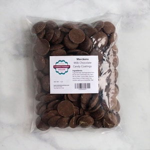 Merckens Milk chocolate Melts | 1 Pound Bag | Melting Chocolate | Candy Coatings