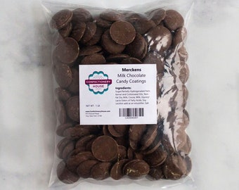 Merckens Milk chocolate Melts | 1 Pound Bag | Melting Chocolate | Candy Coatings