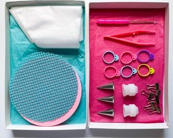 Cookie Decorating Tool Kit | Professional Cookie Decorating Kit | Cookie Decorating Starter Kit | Beginner Cookie Decorating Kit