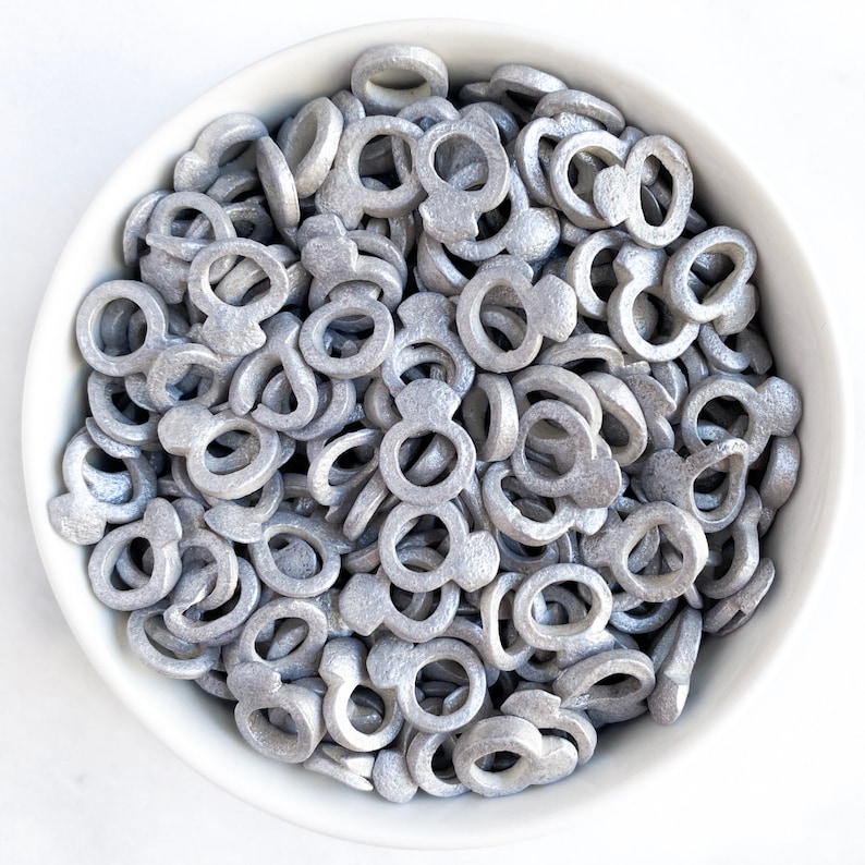 Wedding Ring Sprinkles 4 Ounces Edible Sprinkles Diamond Etsy