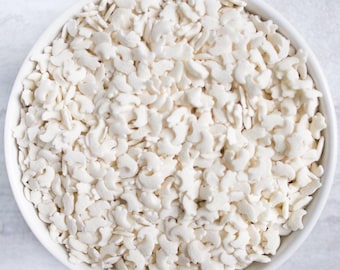 White Ghost Sprinkles: Edible Cake Decorations (2.5 Ounces)