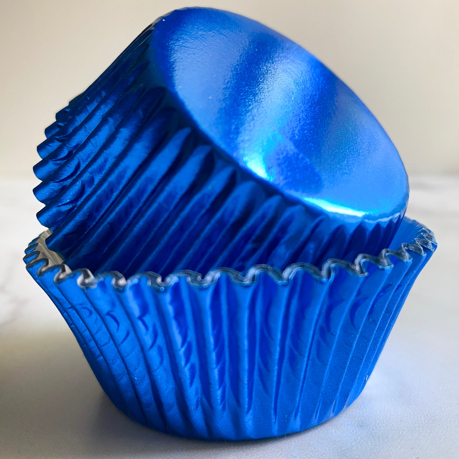 Dark Blue Foil Cupcake Liners Standard Size Cupcake Liners Etsy