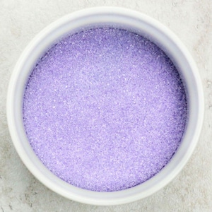 Pastel Lavender Sanding Sugar | 4 ounces | Purple Sanding Sugar | Lilac Sanding Sugar | Sugar Sprinkles | Sparkling Sugar | Cookie Sprinkles