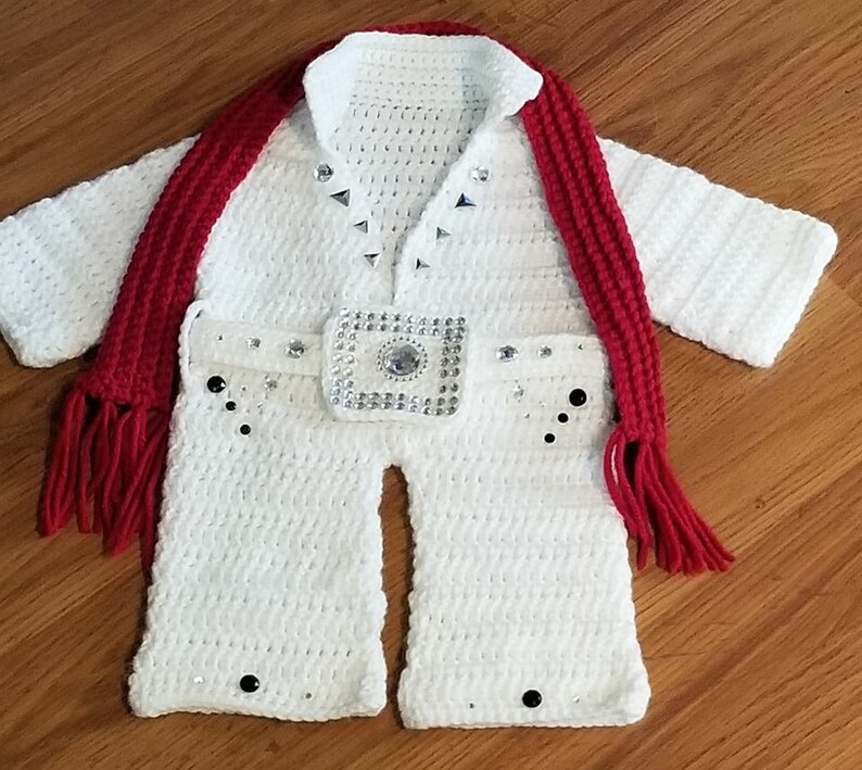 Crochet Baby Elvis Jumpsuit PATTERN ONLY Etsy Canada