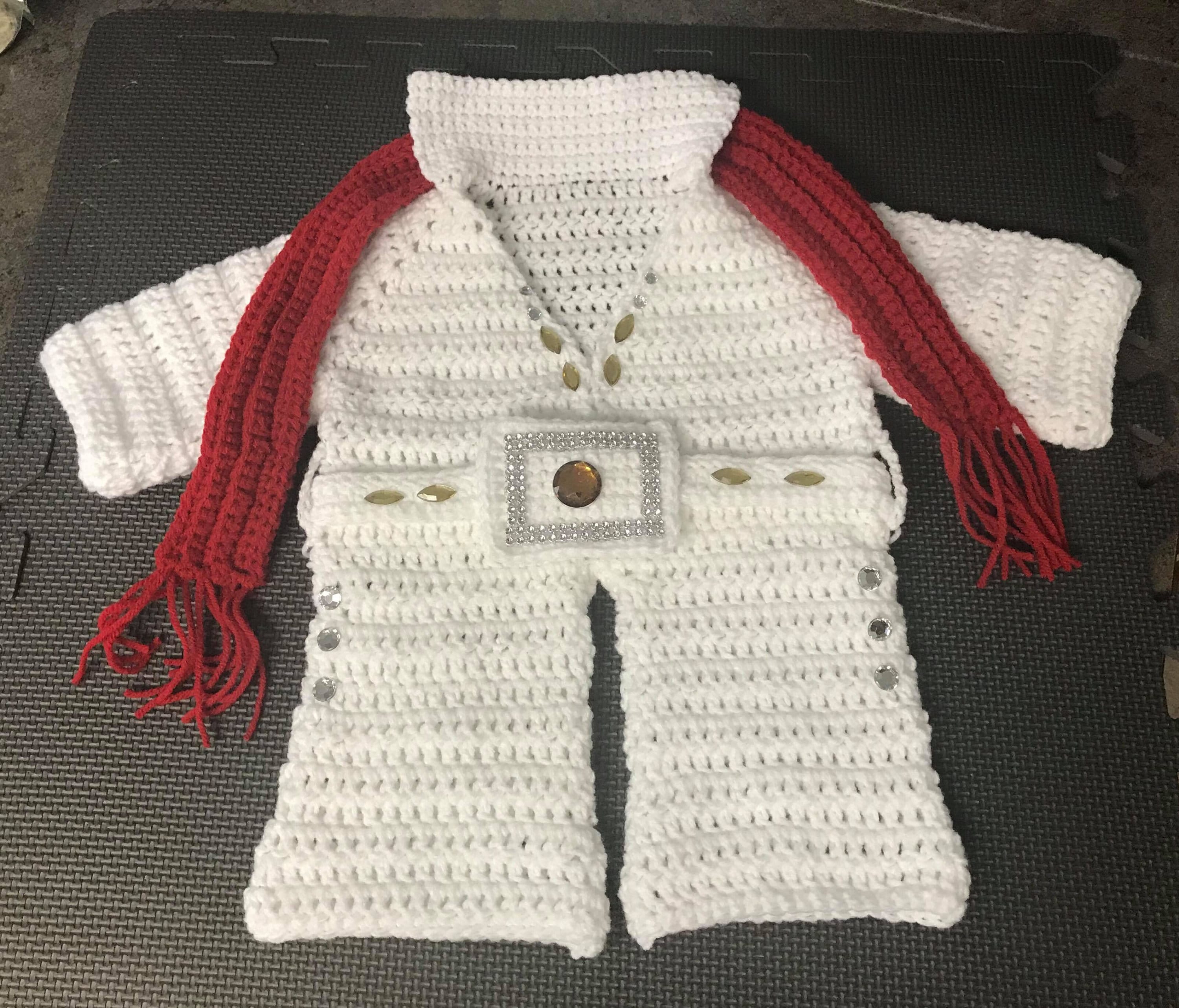 Crochet Baby Elvis Jumpsuit PATTERN ONLY Etsy Canada