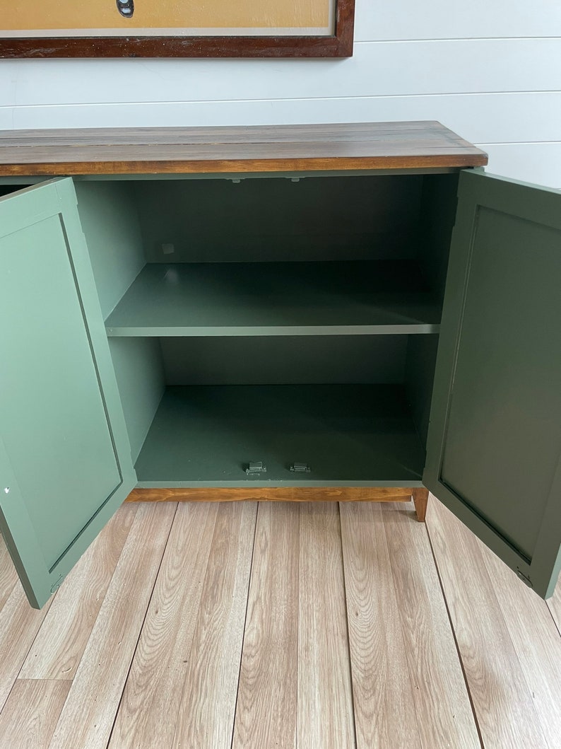 Refinished Media Console Etsy