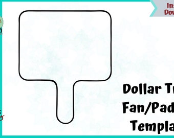 Paddle Template Etsy Canada