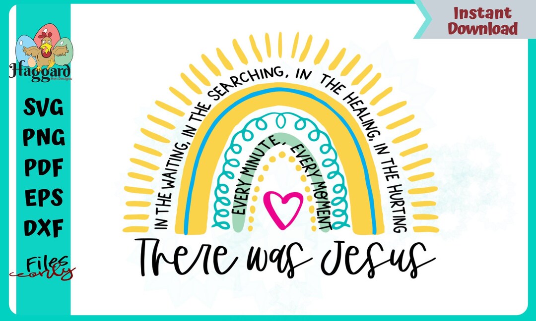 There Was Jesus SVG - Etsy