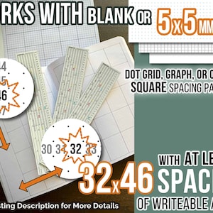 B5 / Composition 5mm Smarter Spacing Ruler : the Grid Tool Printable ...