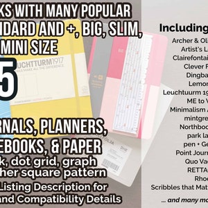 A5 5mm Cahier Slim Smarter Spacing Ruler : The Grid Tool printable bullet journal layout row and column planner stencil bujo dot grid 6x8 image 7