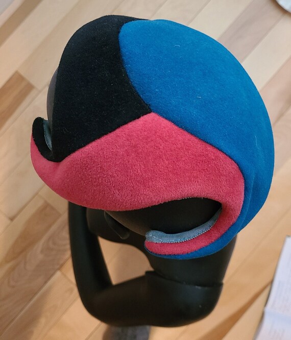 Licensed Jacques Fath reproduction vintage  mod fashion hat 1960