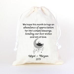 Set 10/20 Ramadan treat bag, Ramadan Kareem bags, Eid gift bags, Ramadan Mubarak bags, ramadan bag, ramadan favor bag, ramadan treat bag
