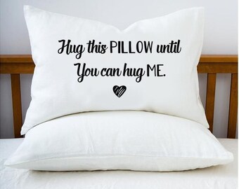 you and me pillow