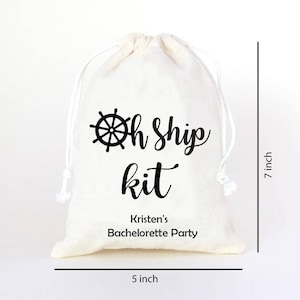 Set von 20/30/50 Oh Ship Kit Taschen - Hangover Kit Taschen - Junggesellenabschienen Party Taschen - Junggesellinchen Kit Taschen