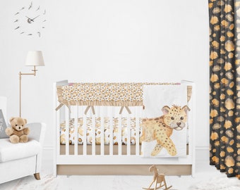 leopard baby bedding