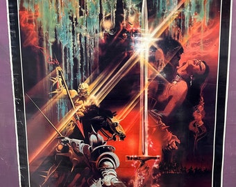 Excaliber Movie Poster, Original Printing 1981
