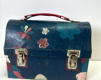 Vintage Painted Metal Children's Lunchbox