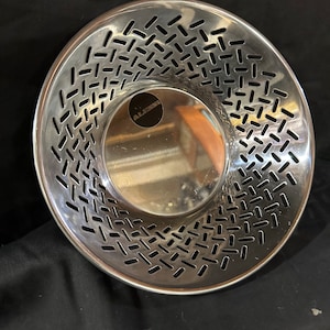 Alessi Italia, Round Pierced Bowl 18/10
