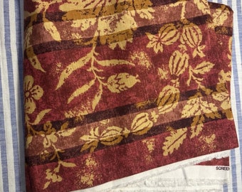 Red Floral Upholstery Fabric