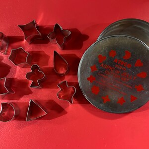 Ateco Vintage Aspic or Jelly Cookie Cutters
