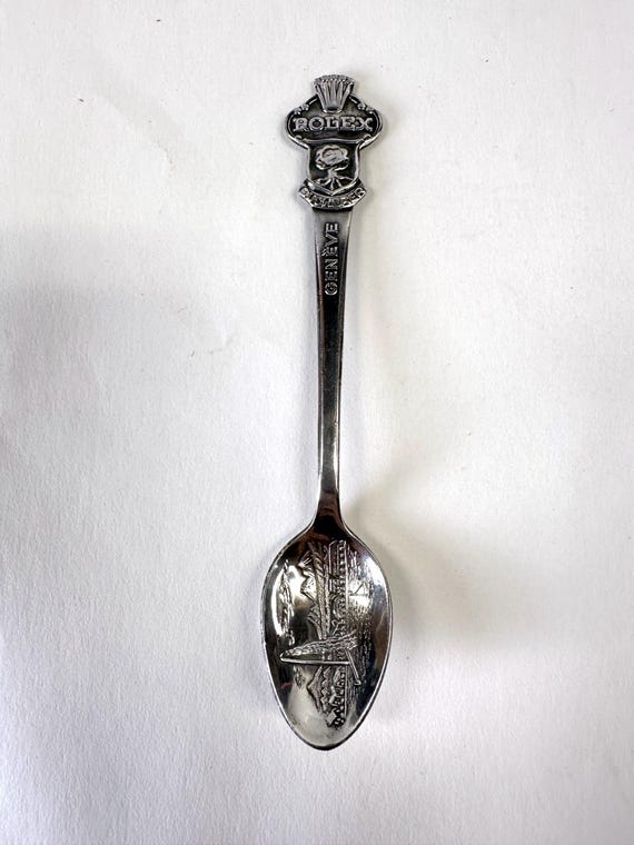 ROLEX BUCHERER シルバースプーン ZURICH　ビンテージ Rolex Bucherer Geneve Switzerland Silver Spoon CB 6,9 M - Etsy