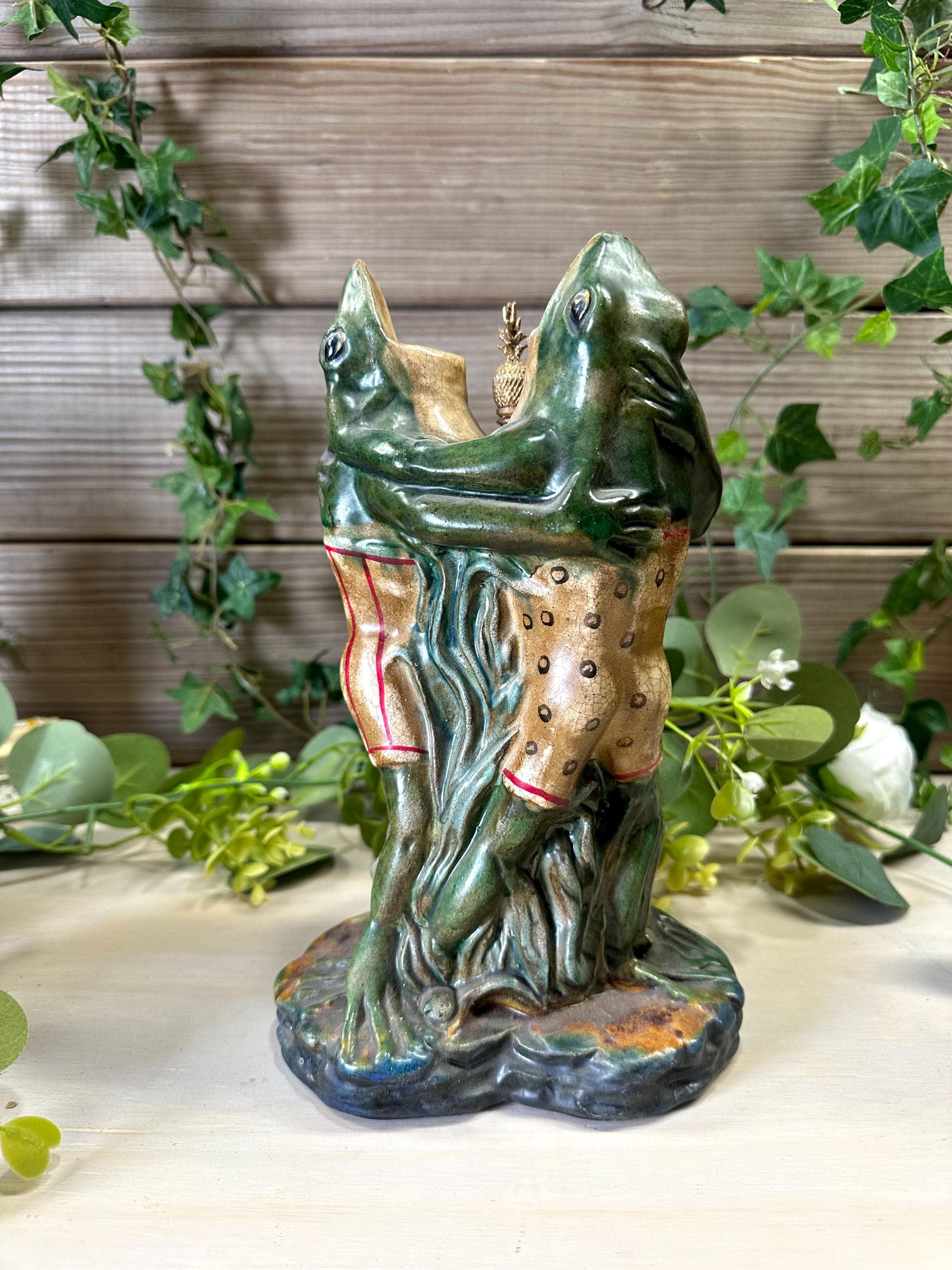Vintage Frog Lamp - Etsy