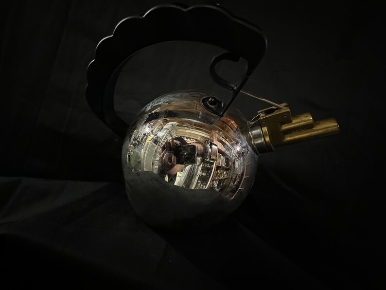 Alessi Melodic Tea Kettle, With Brass Whistle by Richard Sapper Etsy