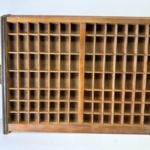 Vintage Wooden Printing Letterpress Drawer