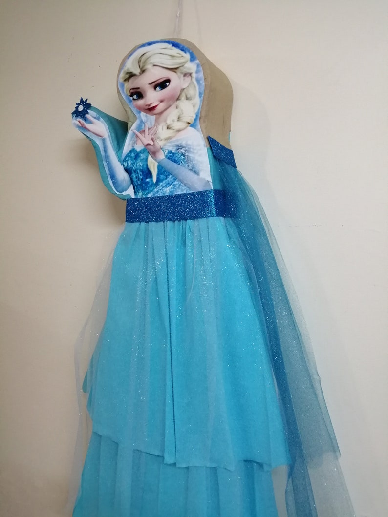Frozen Pinata Elsa Frozen Piñata Frozen Birthday Party Etsy